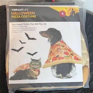 NWT NIP Vibrant Pet Halloween Pizza Costume S